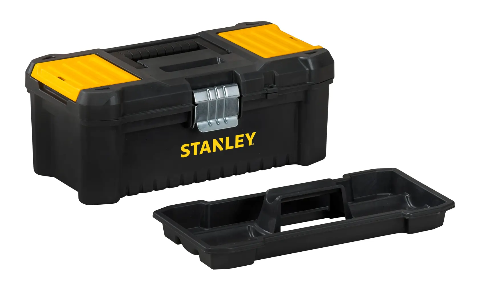 STANLEY Fotowerkzeugkasten STST1-75515, STST1-75515-KR mit herausnehmbarer Schale. Schwarz-Gelb.